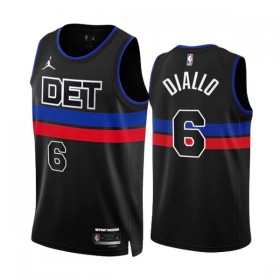 Dres Detroit Pistons Hamidou Diallo 6 Jordan 2022-23 Statement Edition Crno Swingman